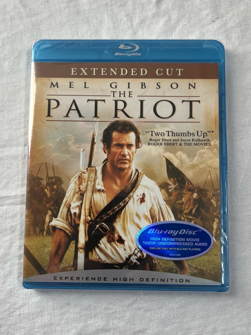 THE PATRIOT (Blu-ray, 2000) Extended Cut  Mel Gibson NEW SEALED Full HD 1080
